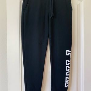 PINK Black Jogger Sweatpants